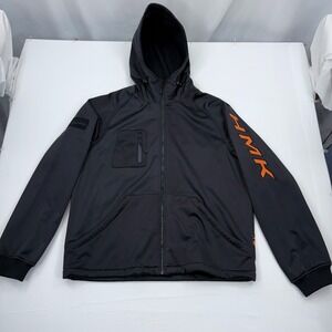 HMK Tech Weatherproof Softshell Snowmobile Jacket Mens XL Hooded Fleece Lined